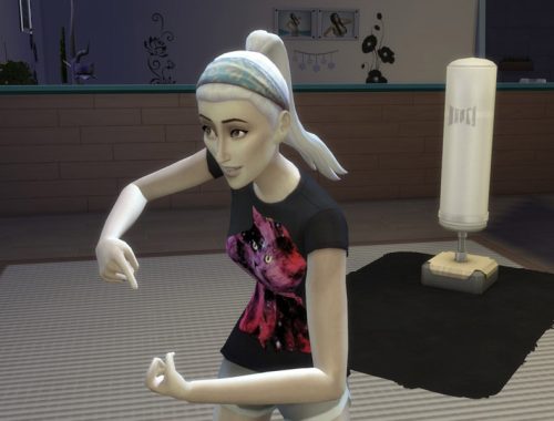 White Hair Recolor 3: City Living Style