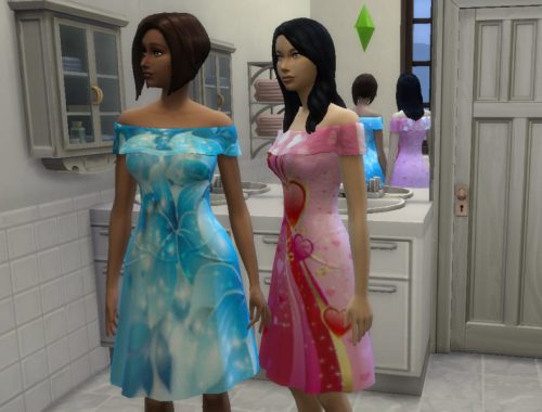 Off Shoulder Dress recolour
