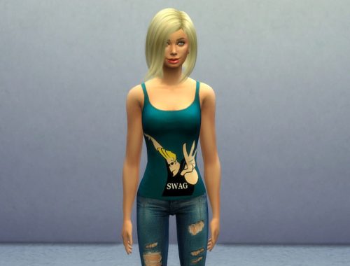 Johnny Bravo Swag Tank Top