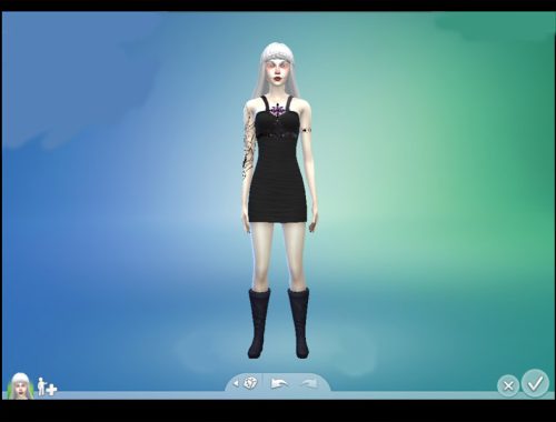 Tight Ruched Harness Dress
