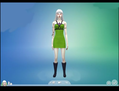 Tight Ruched Harness Dress