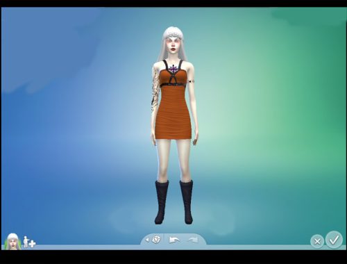 Tight Ruched Harness Dress