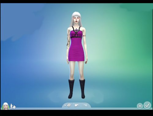 Tight Ruched Harness Dress