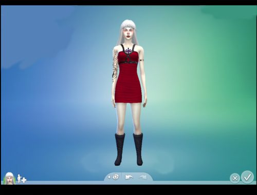 Tight Ruched Harness Dress