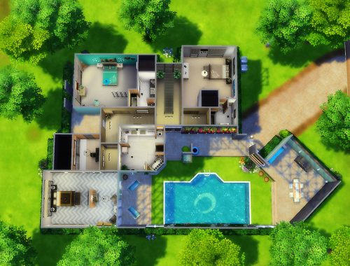 Modern Cypress Terrace