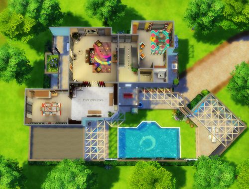 Modern Cypress Terrace