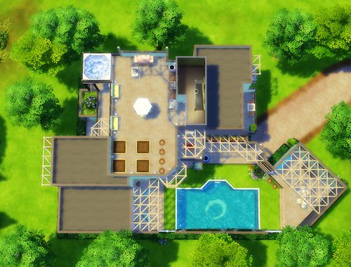 Modern Cypress Terrace