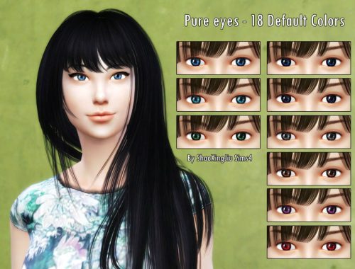 Pure Eyes - 18 Default Replacement Colors
