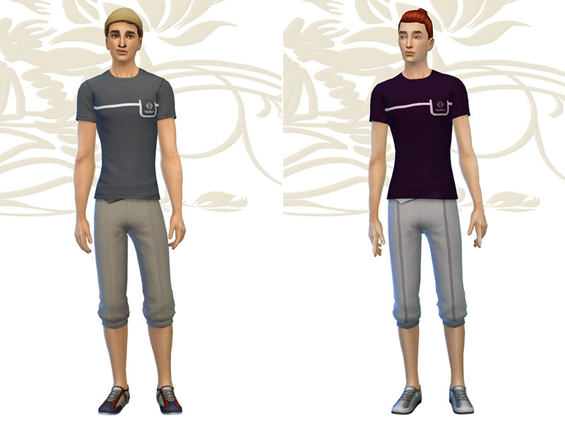 Tee-Shirt Pokline - The Sims 4 Catalog