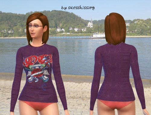 Tight Shirts for female Sims