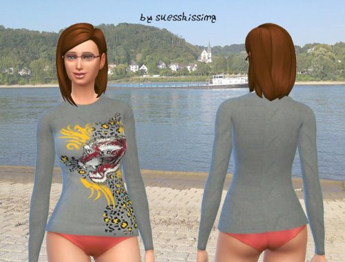 Tight Shirts for female Sims