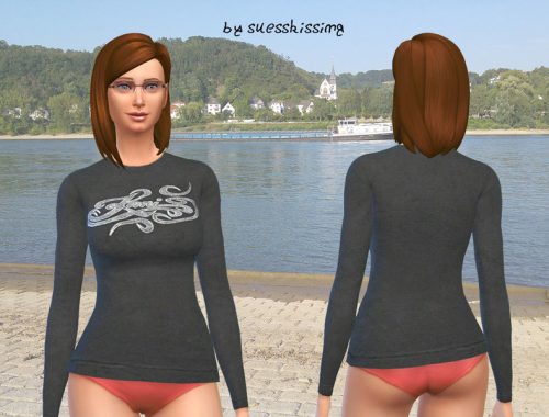 Tight Shirts for female Sims