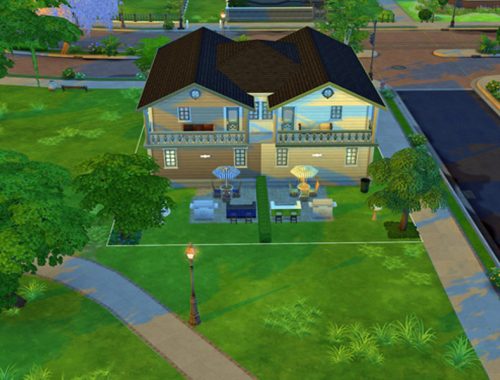 Twin house