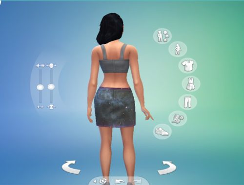 Cloud Mini Skirt