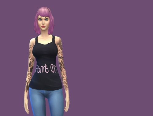 Simlish Pregnancy Tank Tops
