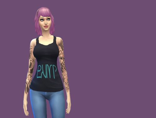 Simlish Pregnancy Tank Tops