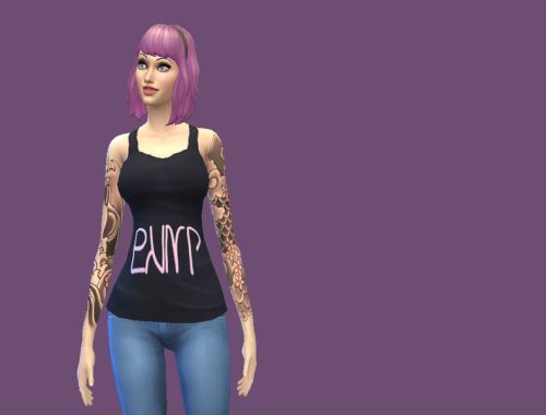 Simlish Pregnancy Tank Tops