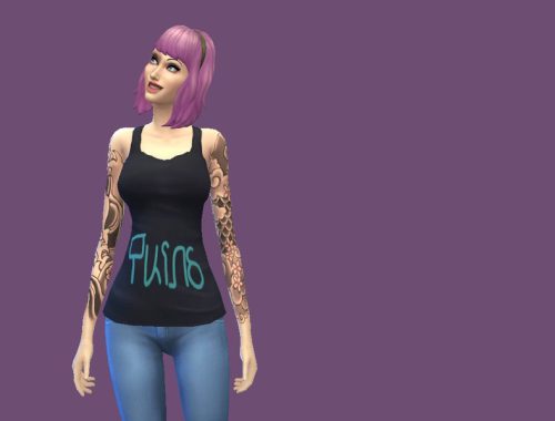 Simlish Pregnancy Tank Tops