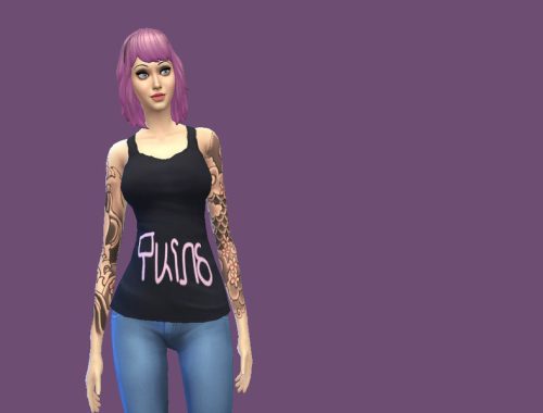 Simlish Pregnancy Tank Tops