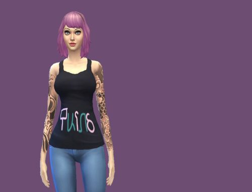 Simlish Pregnancy Tank Tops