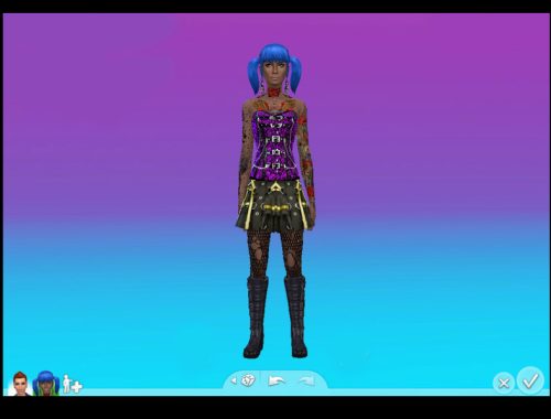 Corset Buckle Skirt