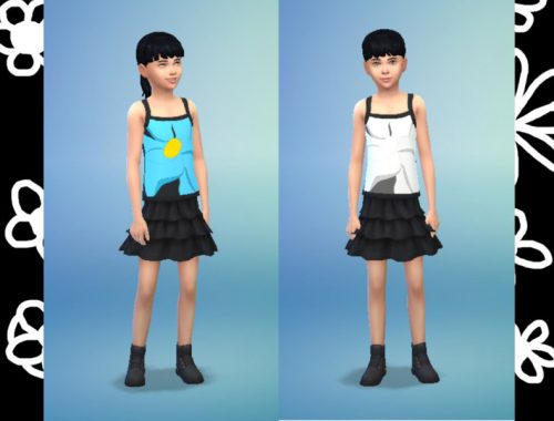 Girls Flower Tanks
