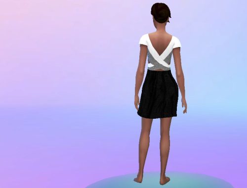 [Juuth] Crossback dress set