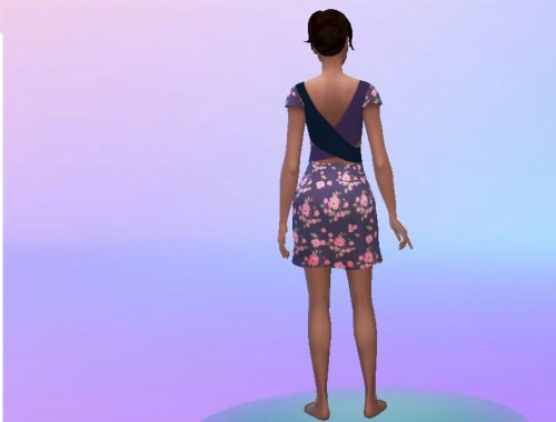 [Juuth] Crossback dress set