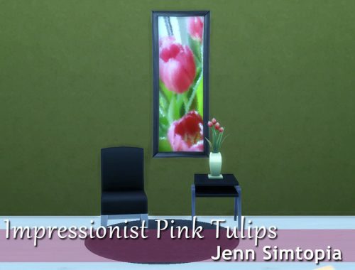 Impressionist Pink Tulips