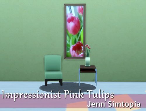 Impressionist Pink Tulips