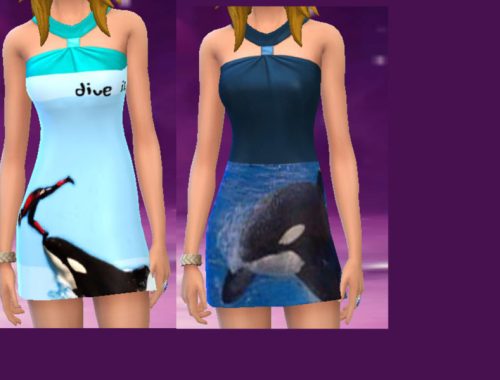 Seaworld Orca Love Dresses