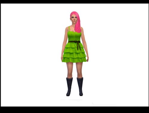 Frilly Flutter Dress