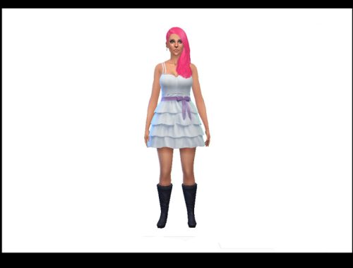 Frilly Flutter Dress