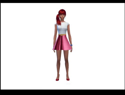 Belted Skater Dress