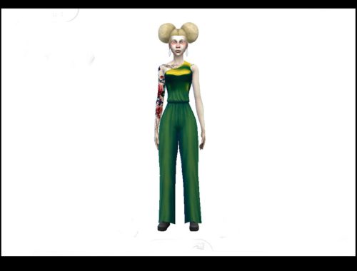 One Shoulder Jumpsuit