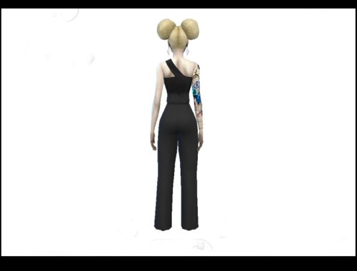 One Shoulder Jumpsuit
