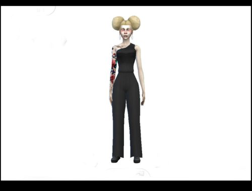 One Shoulder Jumpsuit