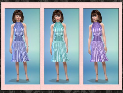 Designer Glam Short Dress - Mesh Edit