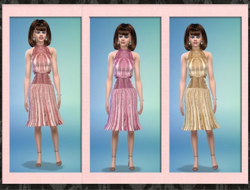 Designer Glam Short Dress - Mesh Edit