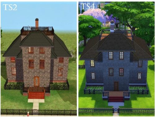 TS2 to TS4 Goth's family house NO CC