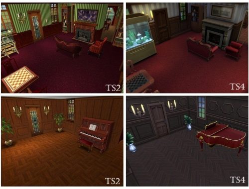 TS2 to TS4 Goth's family house NO CC