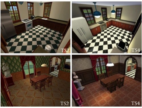 TS2 to TS4 Goth's family house NO CC
