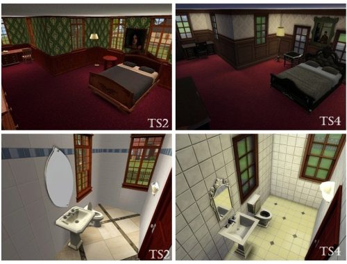 TS2 to TS4 Goth's family house NO CC