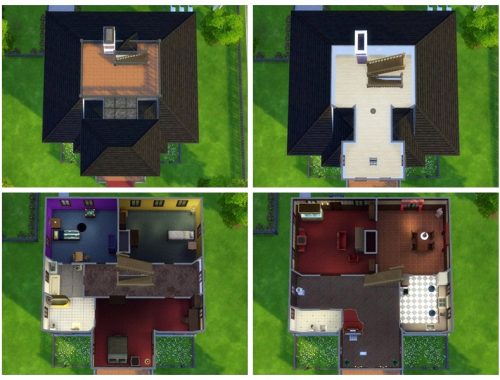 TS2 to TS4 Goth's family house NO CC
