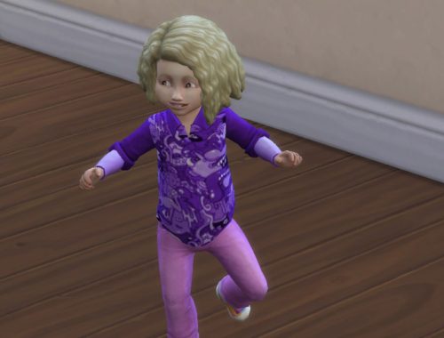 Toddler rolled sleeve shirt recolour