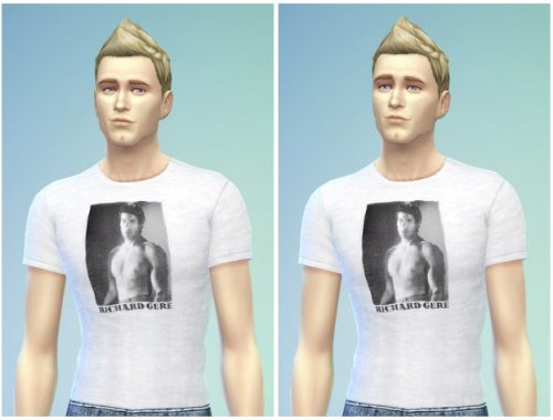 T-shirt and jeans default replacement