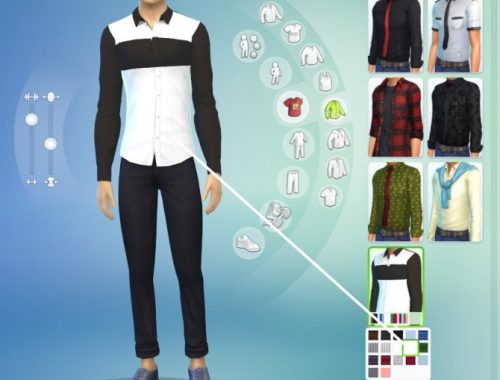 ChenChen Basic Shirt for males
