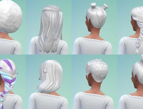 40 Non Default True White Hair Recolors