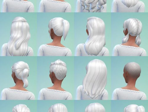 40 Non Default True White Hair Recolors