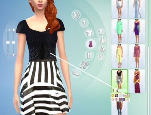 Black and White Dress